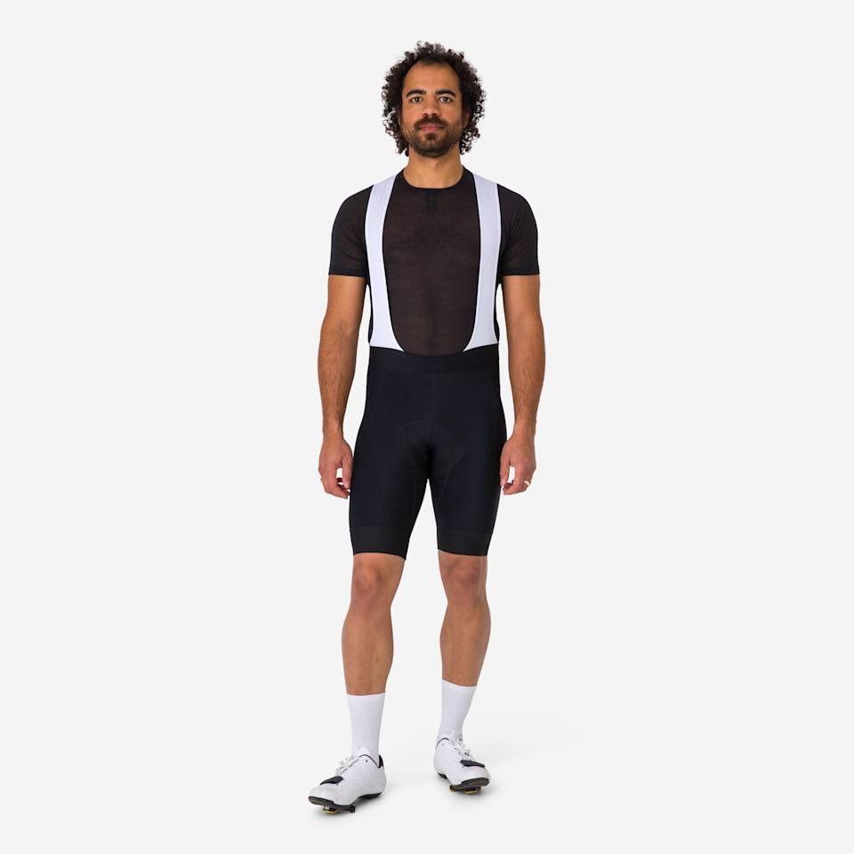 Core Bib Shorts Herre Black/White