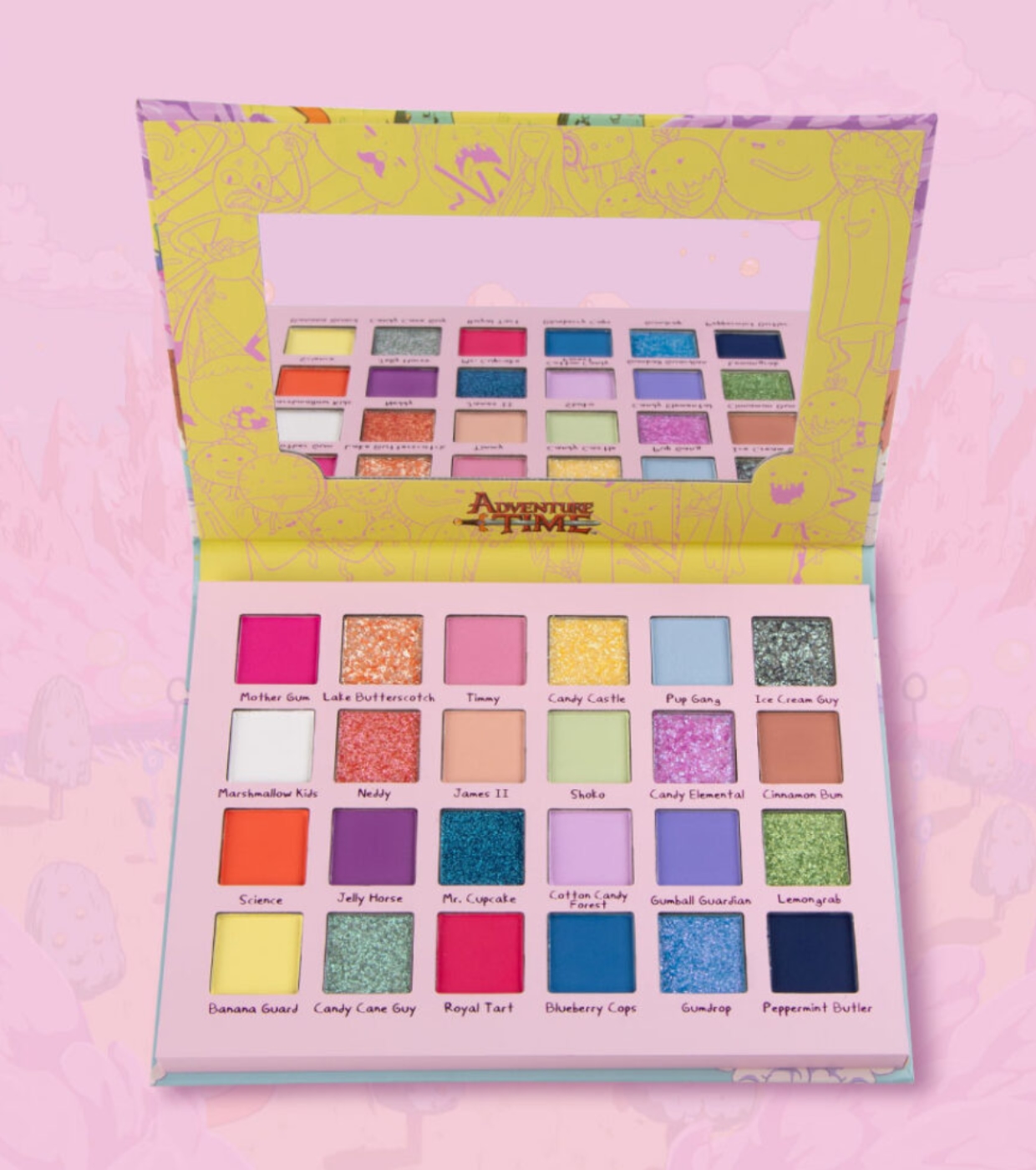 Lethal Cosmetics - *Adventure Time* - Paleta de Sombras Candy Kingdom