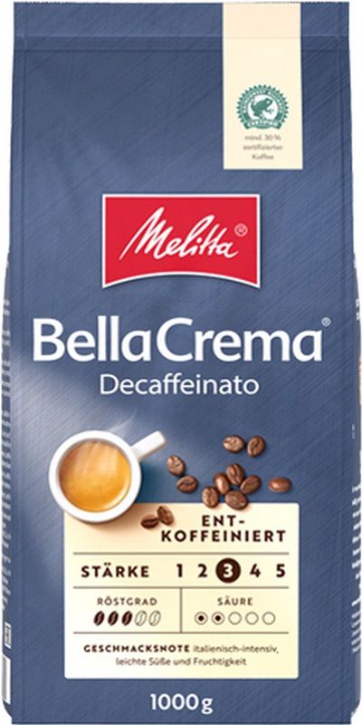 Melitta BellaCrema Decaffeinato Bonen 1kg