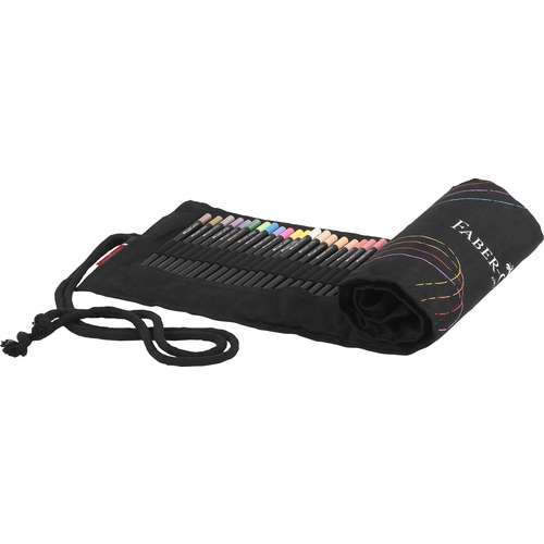 FABER-CASTELL Black Edition Buntstifte, 72er-Stifterolle