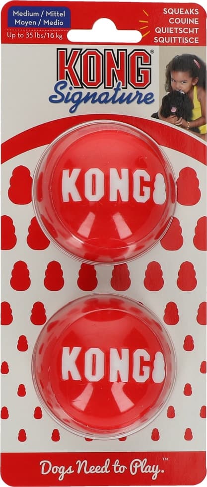 KONG Signature Balls 2-pk Md