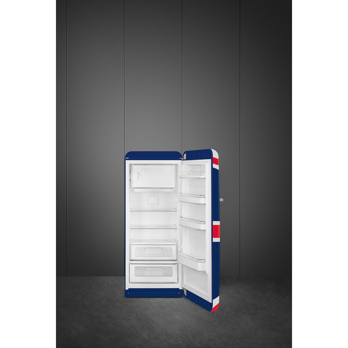 Smeg 50 s style kjøleskap med fryser FAB28RDUJ5