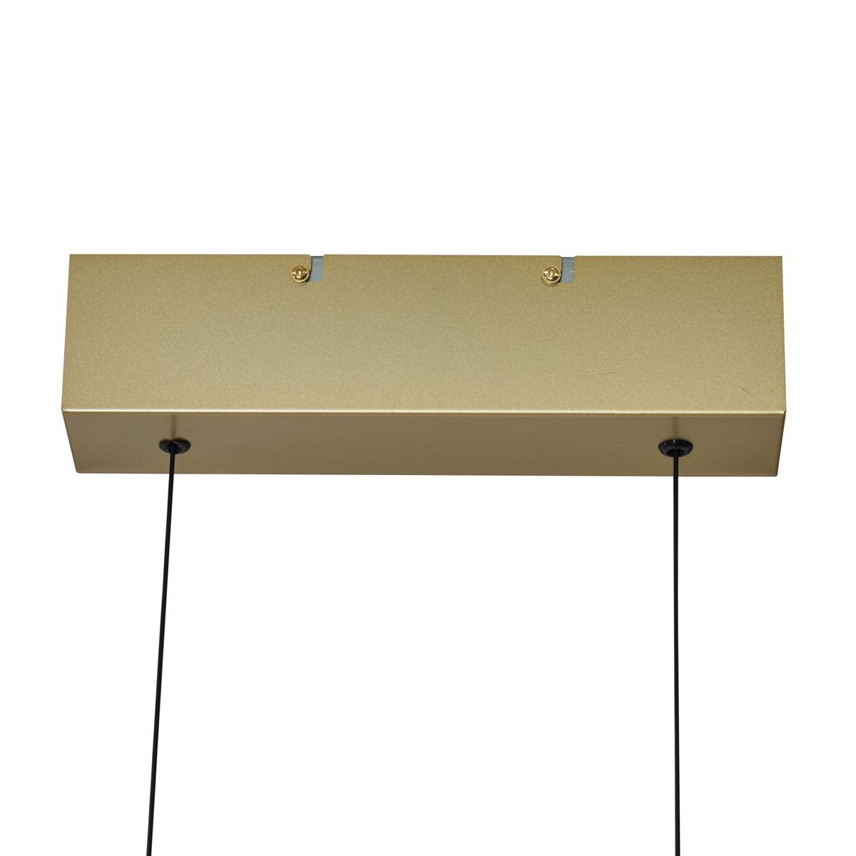 Moderne hanglamp messing incl. LED dimbaar en 3-way switch easylift - Straight