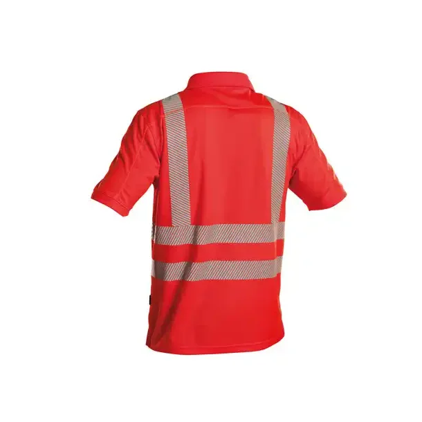 DASSY ® CARTER (710027) UV T-SHIRT MED HØJ SYNLIGHED rød
