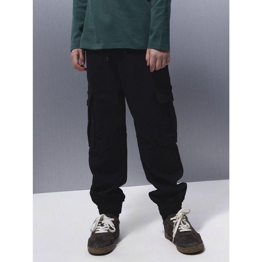 Køb Name It Black Nkmskoma Rlx Cargo Sweat Bukser Bru
