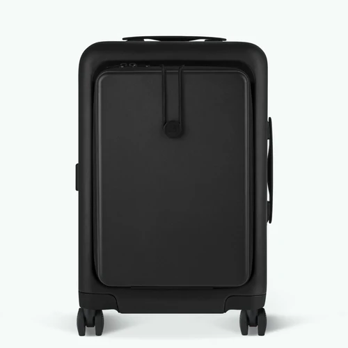Valise rigide 4 roues ORLY Pochette unie noir