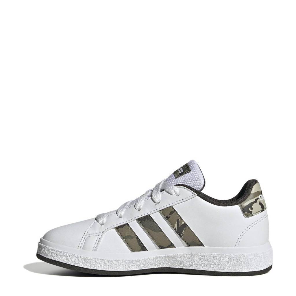 adidas Grand Court 2.0 sneakers wit/groen