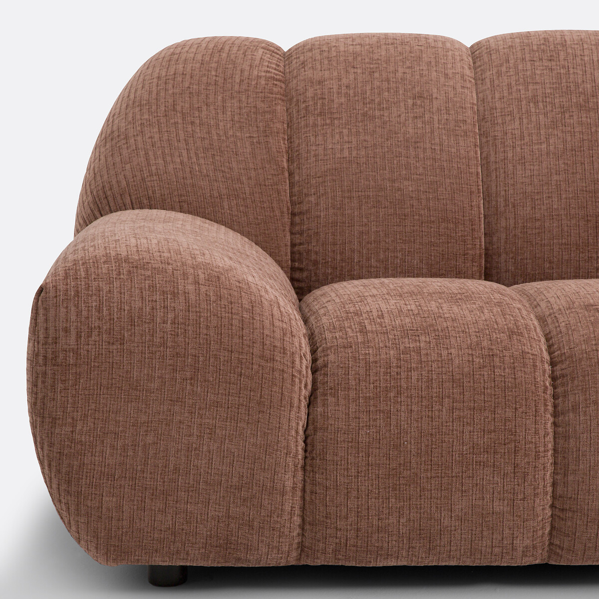LA REDOUTE INTERIEURS<br>Sofá de veludo, 3 lugares, Nuria
