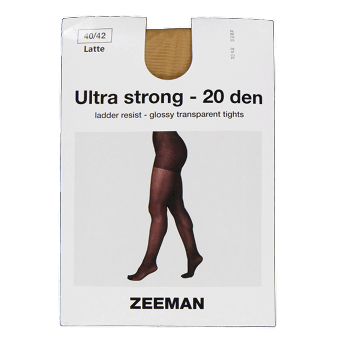 Ultra strong Dames panty 20 den Beige kopen? Goed en goedkoop