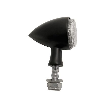 Clignotant Highsider COLORADO AVEC FEU ARRIERE LED (La paire) Universel - Noir