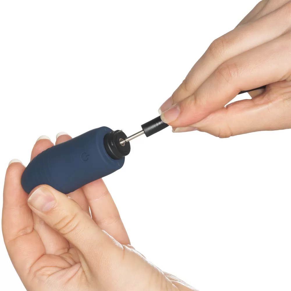 Amaysin Rillet Genopladelig Vibrator Æg m. Fjernbetjening