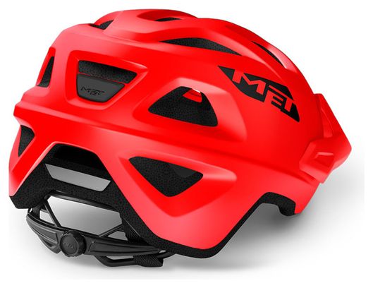 Casque All Mountain Met Echo Rouge Mat