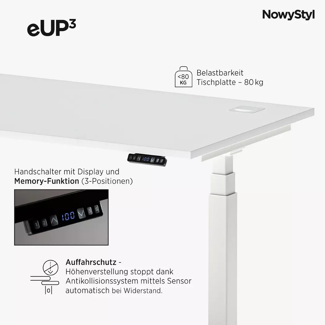 Schreibtisch elektrisch eUP3