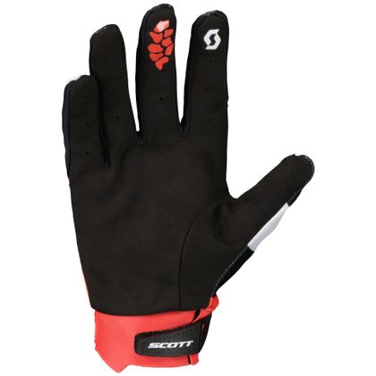 Gants cross Scott EVO RACE 2024 - Blanc / Rouge