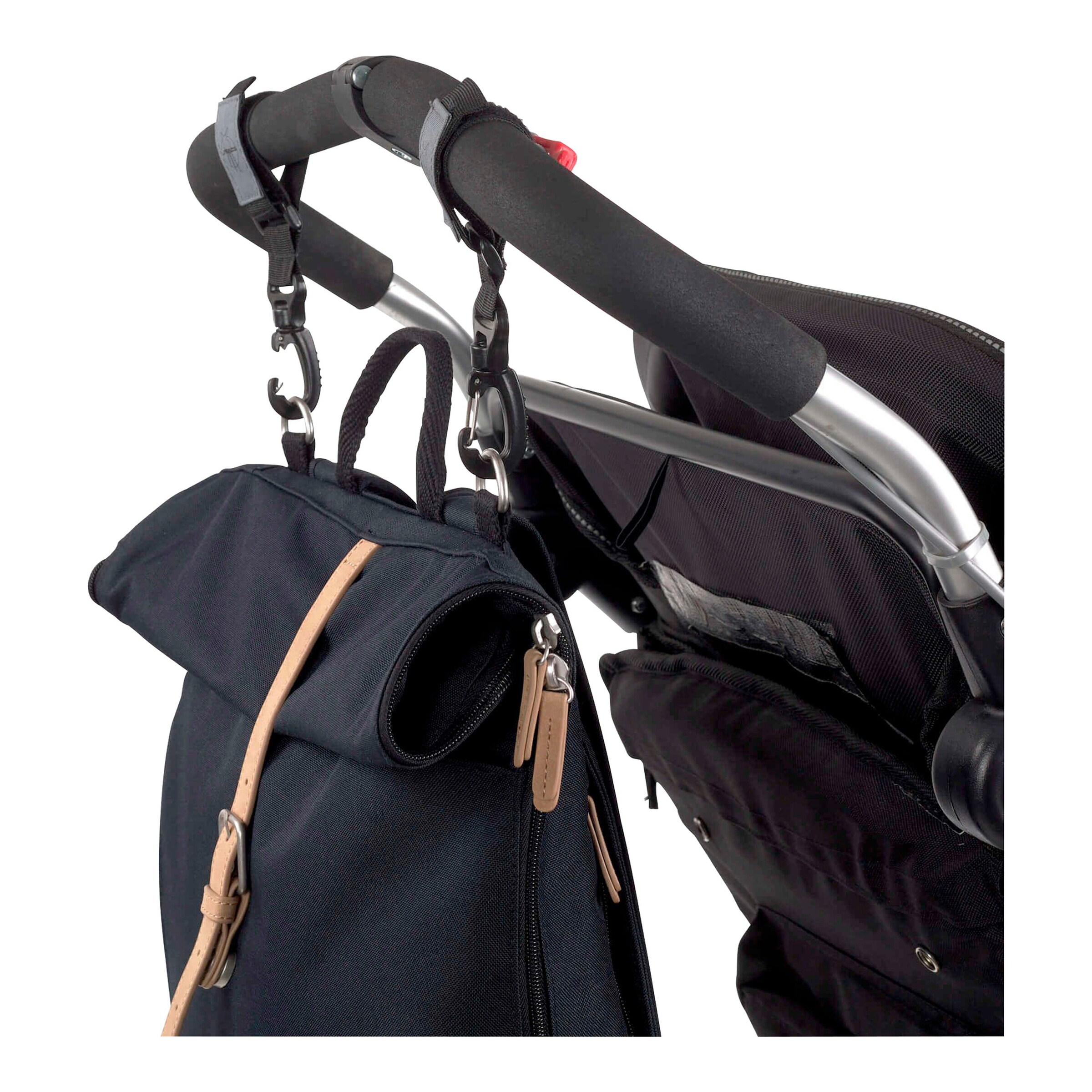 Lässig Wickelrucksack Rolltop aus recyceltem Polyester night blue