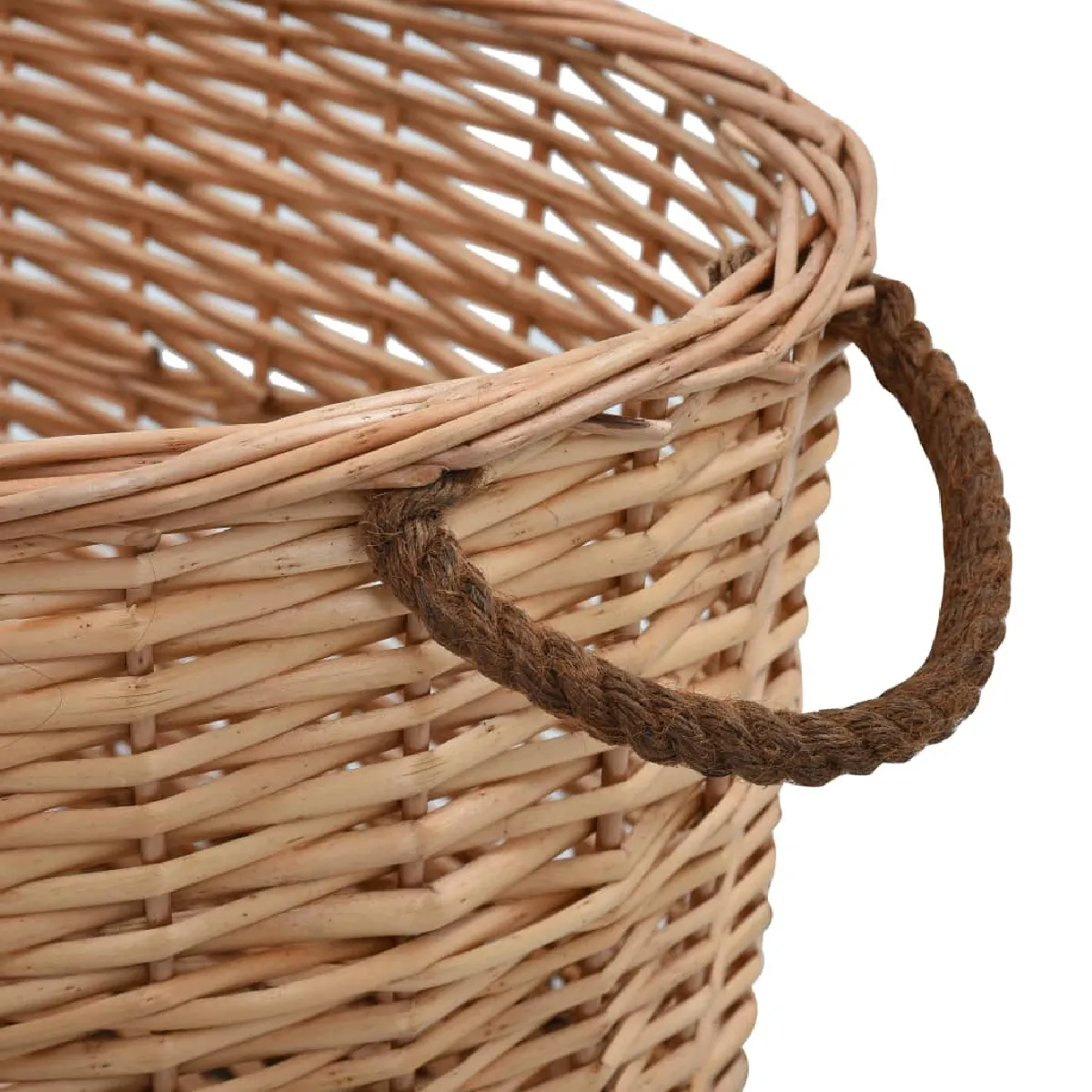 VidaXL Panier à bois - Marron