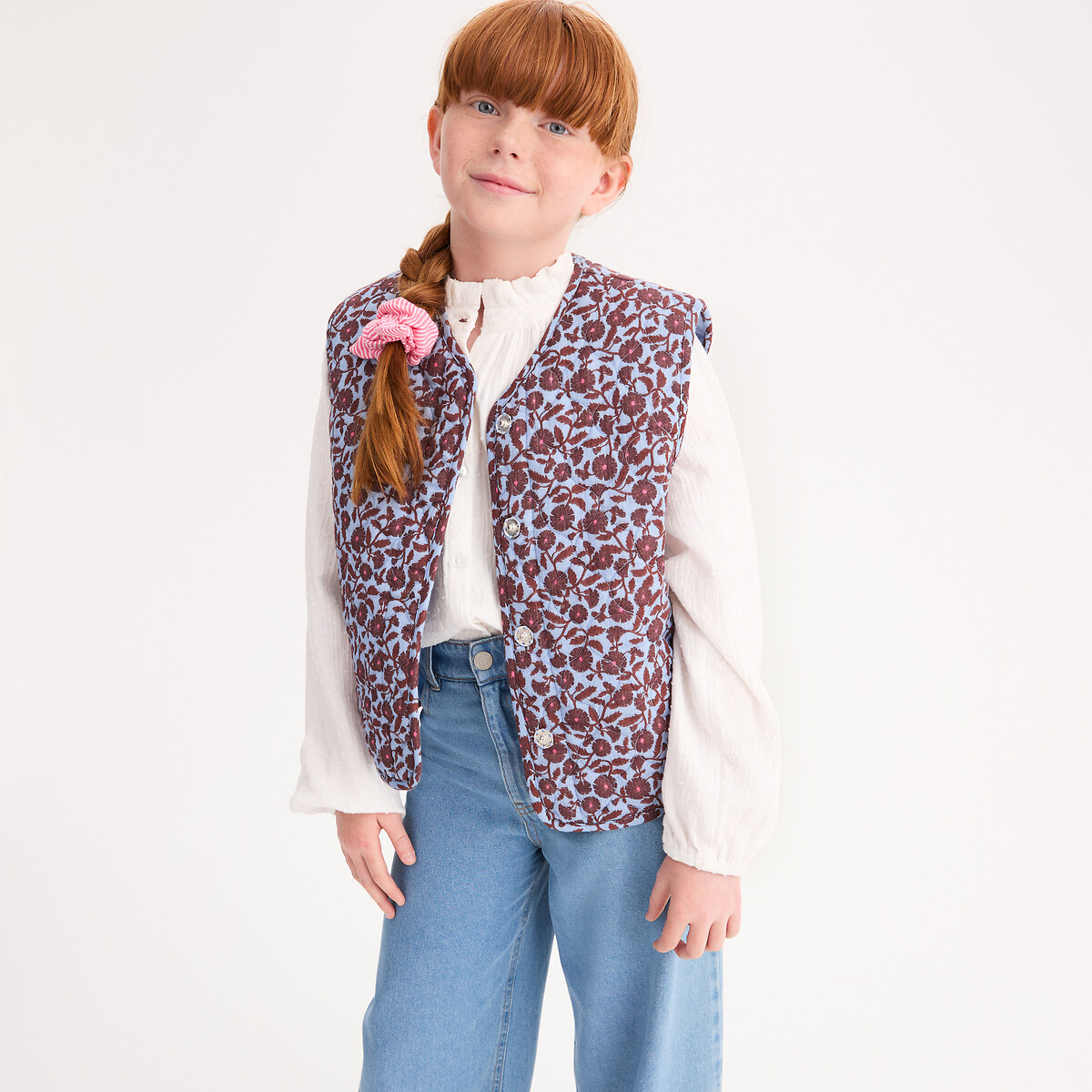 COLEÇÕES LA REDOUTE<br>Cardigã acolchoado com estampa floral