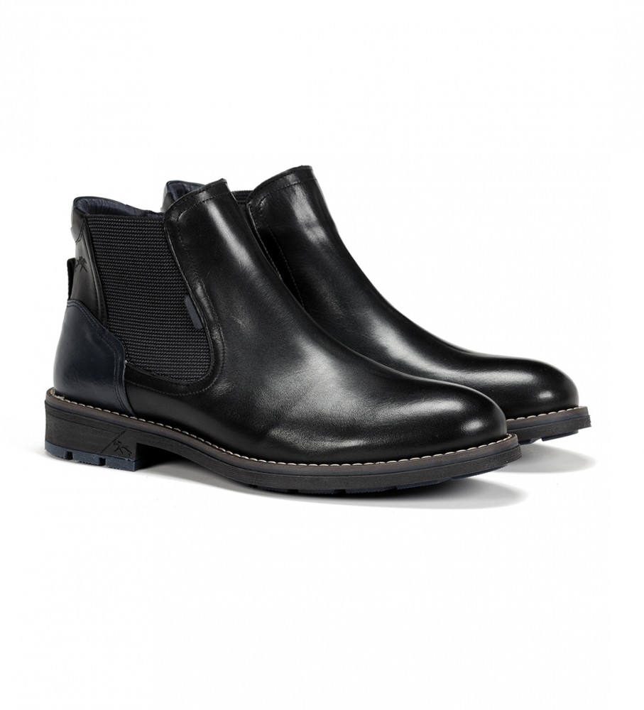 Botas de couro Fluchos F1343 pretas