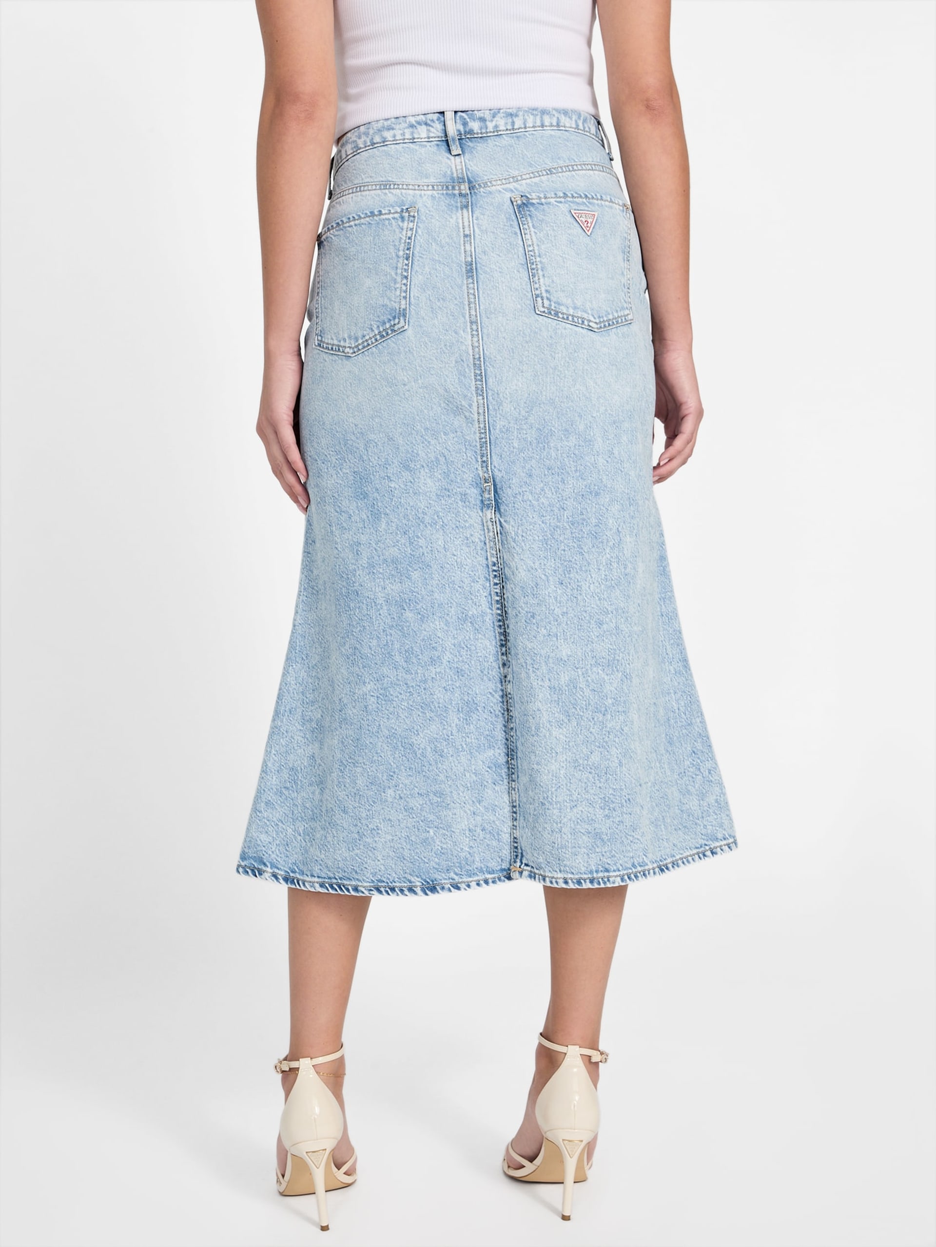 Saia midi jeans Eco Thaiss