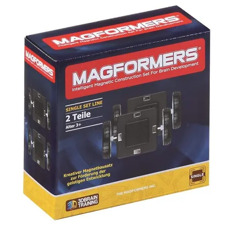 Magformers Räder mit Grundplatte Set 2