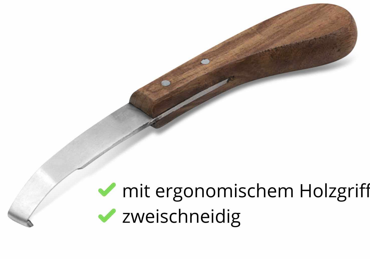 AMKA Hufmesser Rinnmesser beidseitig