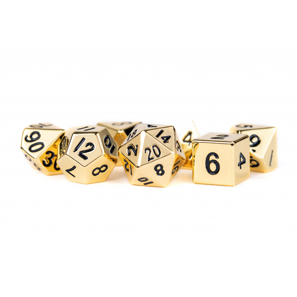 Set de 7 Dés JDR - Métalliques