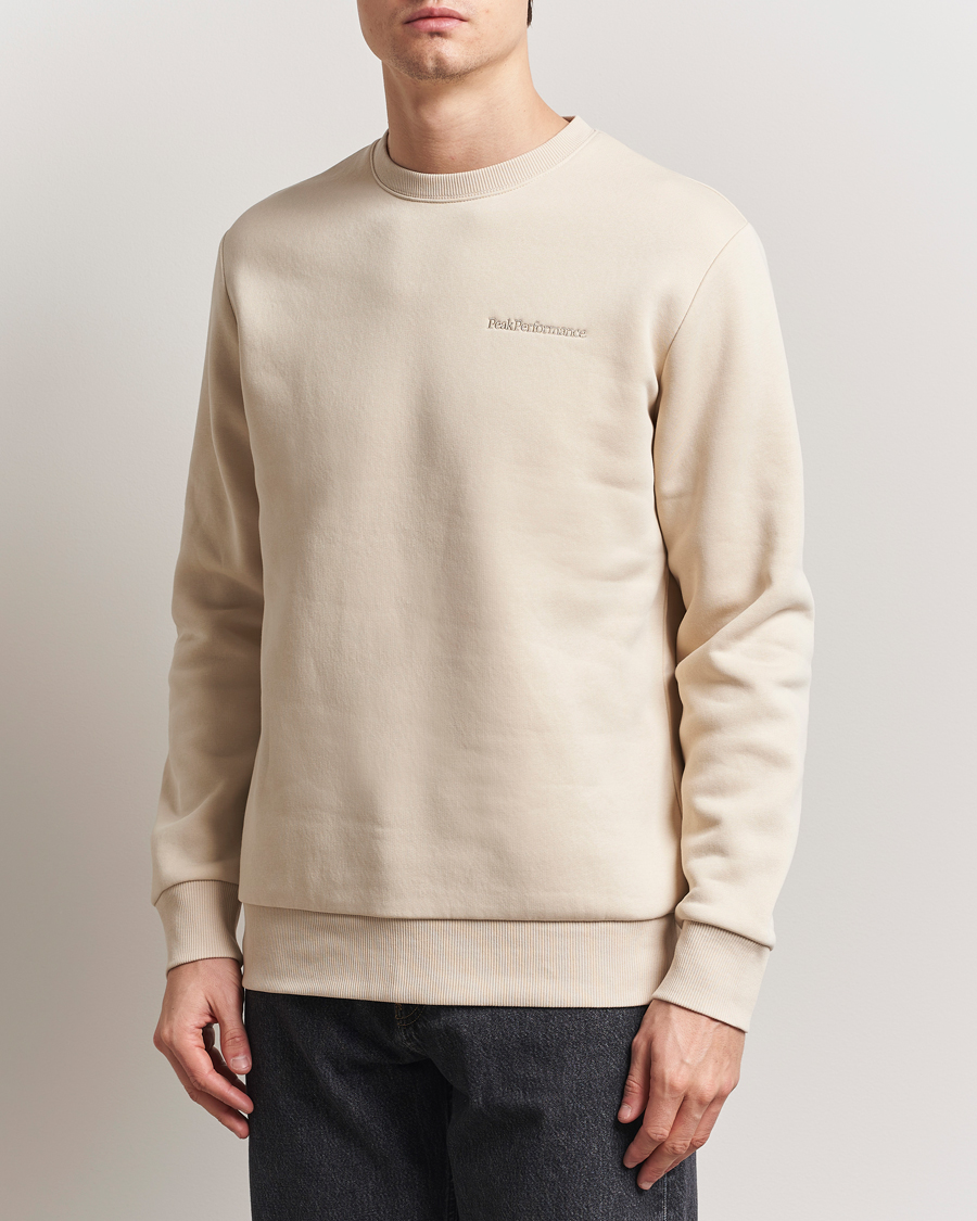 Peak Performance Original Crew Neck Sweatshirt Sand Fog