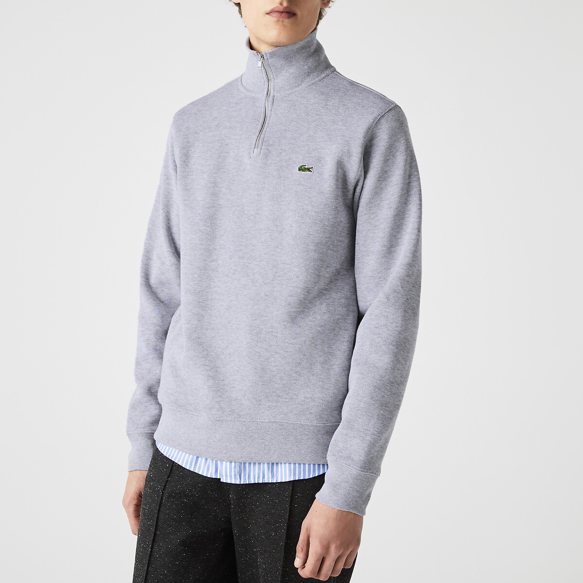 LACOSTE<br>Suéter com gola e zíper Lacoste Sport
