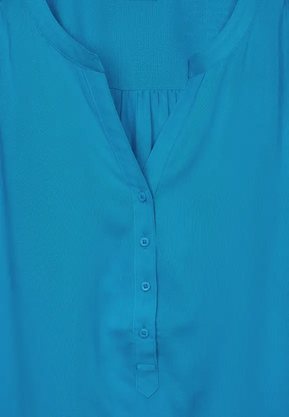 Bluse im Tunikastyle - bright cyan blue