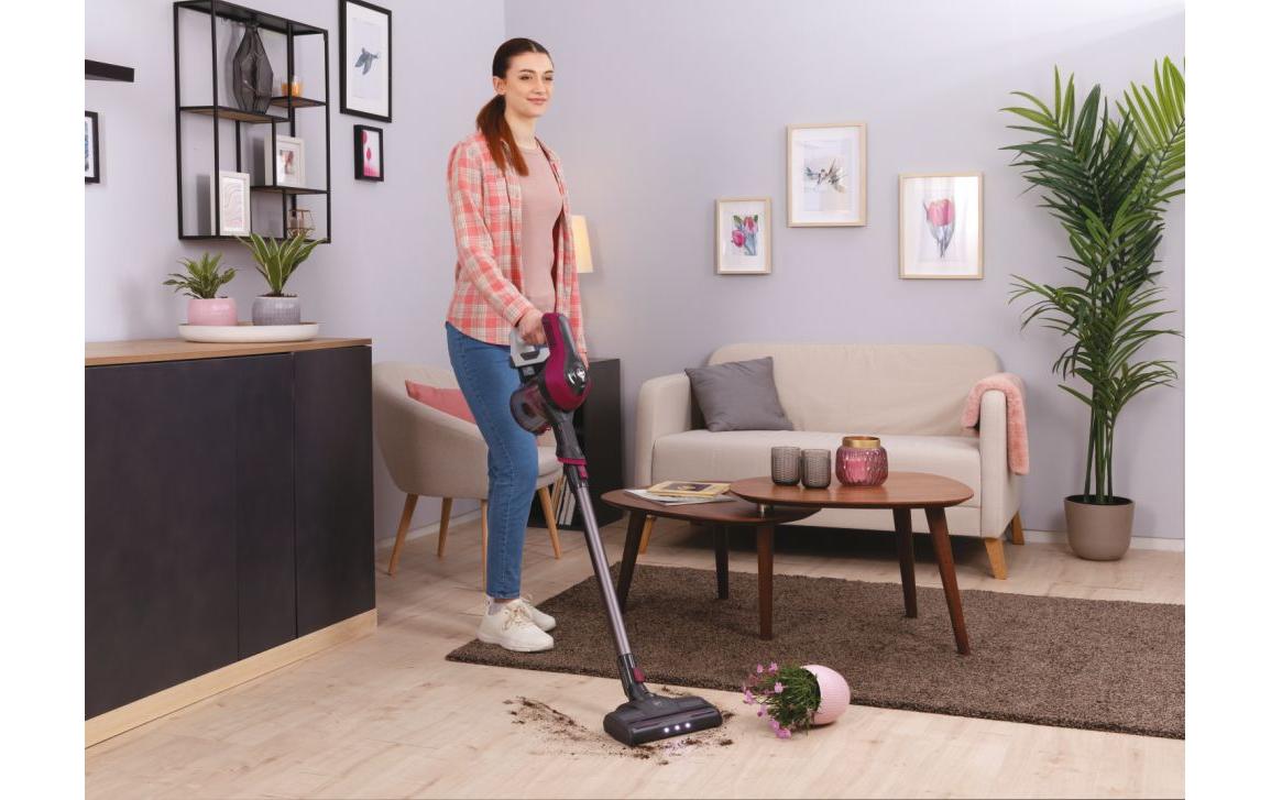 Akku-Hand- und Stielsauger HF110P 011 Magenta<br>Akkusauger