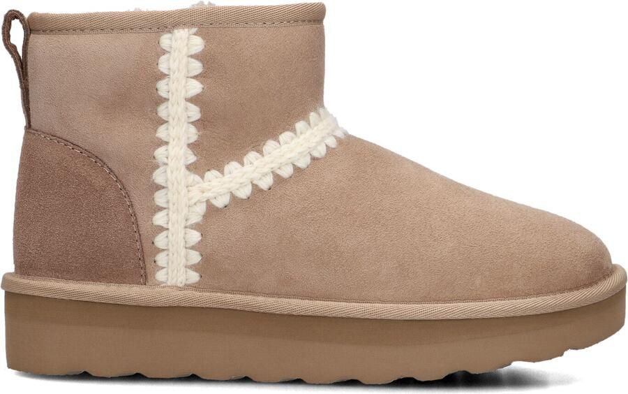AYANA Vachtlaarzen Dames Sw4w035yw Maat: 37 Materiaal: Suède Kleur: Taupe