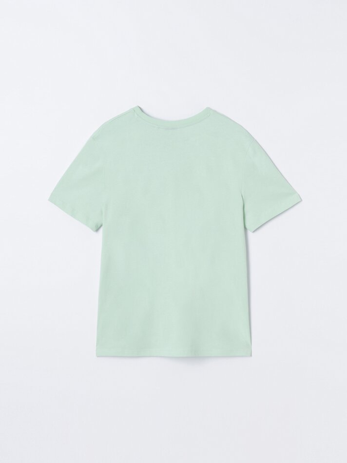 Pacote com 2 camisetas básicas - Verde Claro