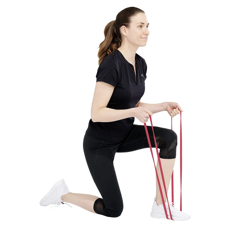 Élastique fitness force 7 à 16 rouge