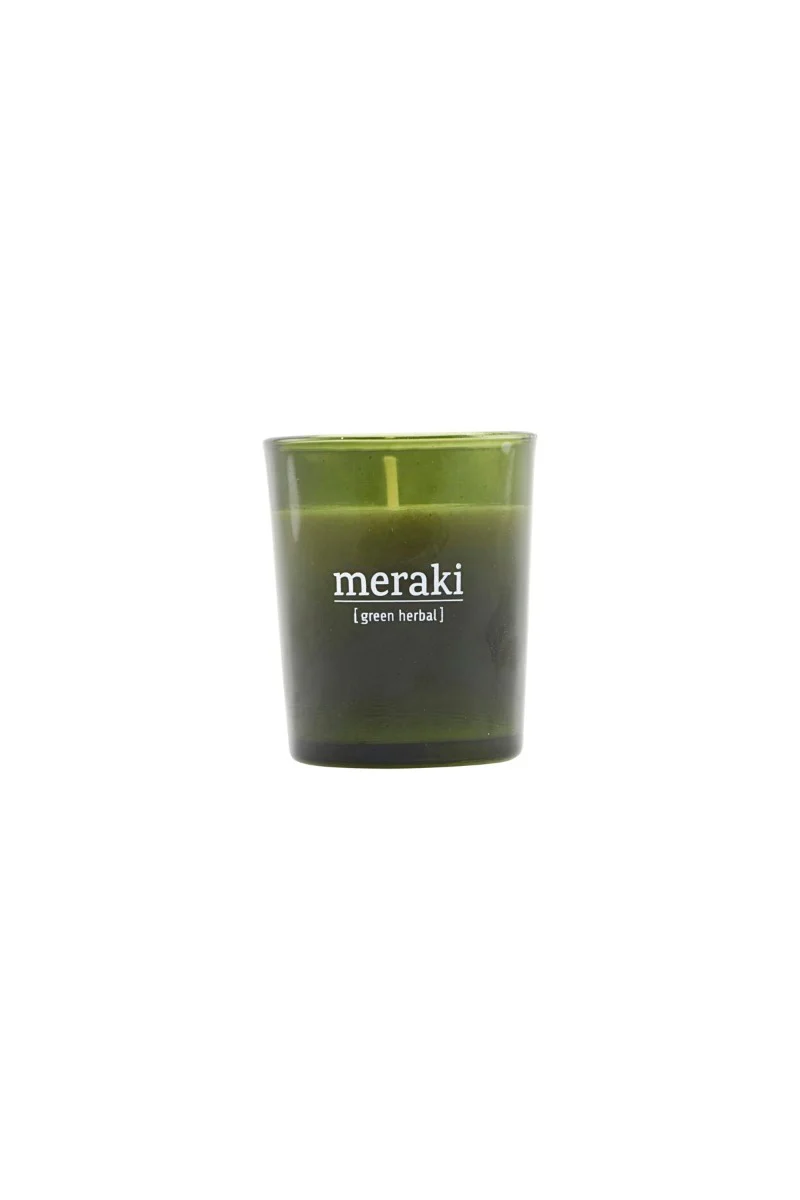 Meraki  Lille duftlys - Green herbal