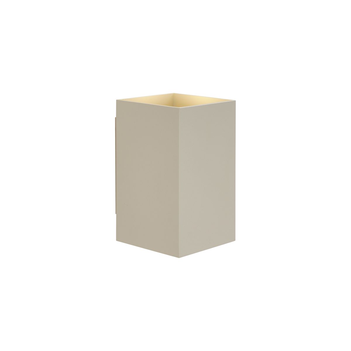 Moderne wandlamp beige GU10 50mm vierkant 2-lichts - Sandy
