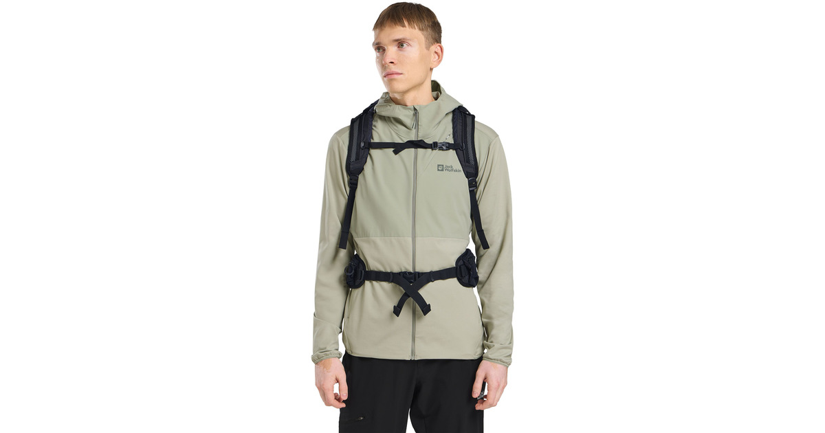 Jack Wolfskin3d Prelight Rise 35 rugzak  (Zwart, 35 liter)