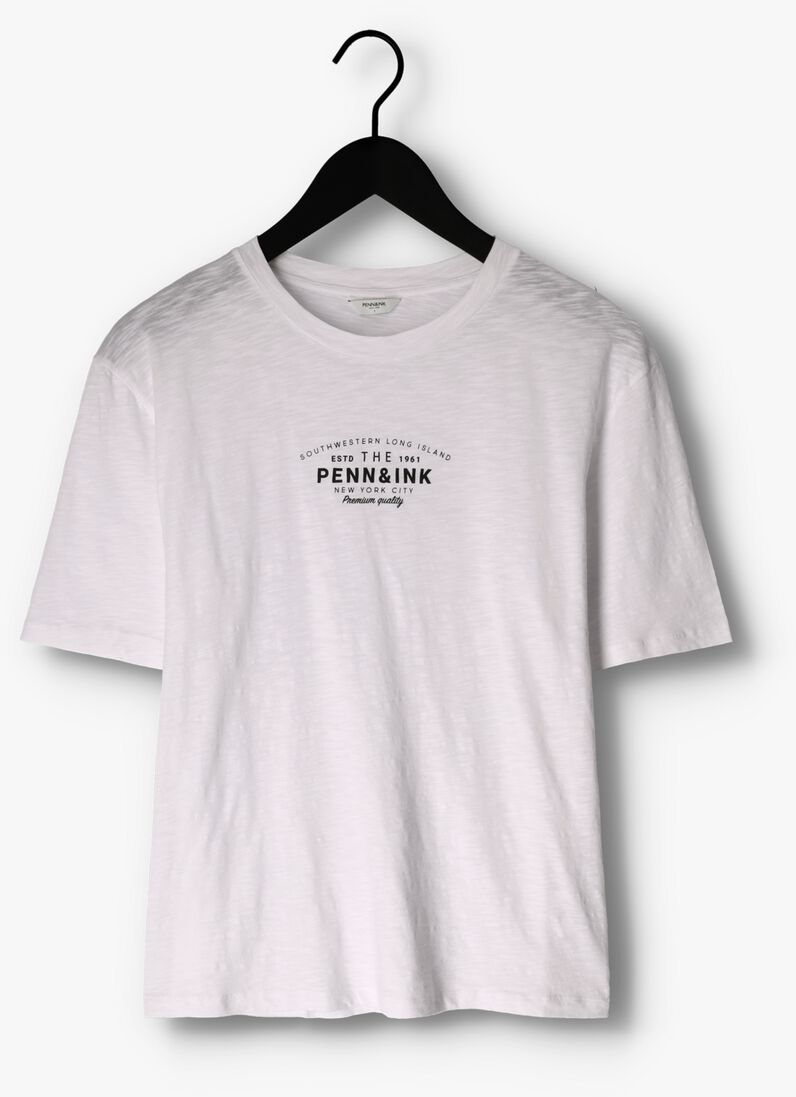 PENN & INK witte penn & ink t-shirt s23f1248 1