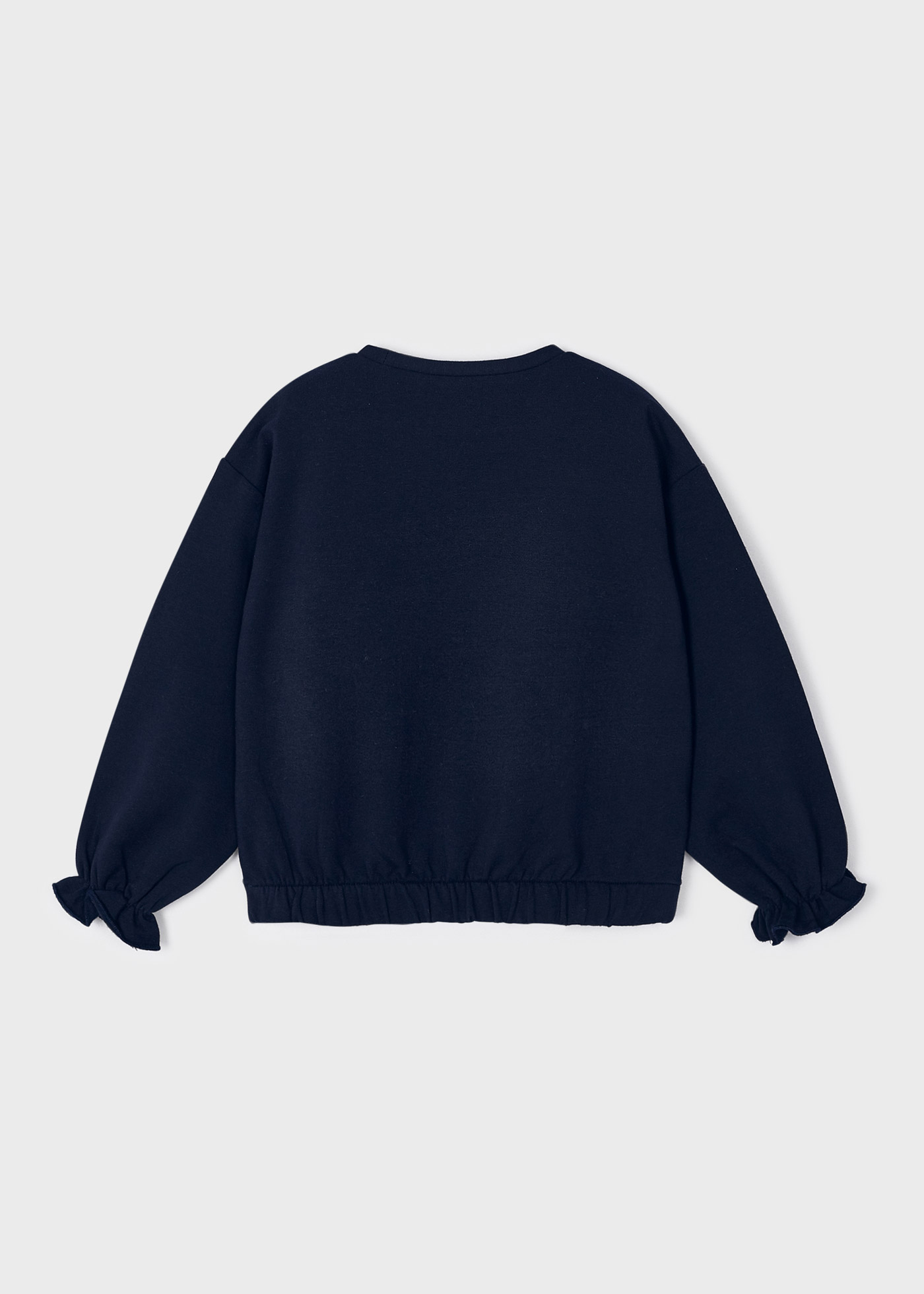 Moletom feminino de algodão estampado