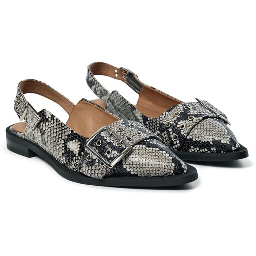 Pavement Saso Slingback Snake Ballerinasko, Snake, 40