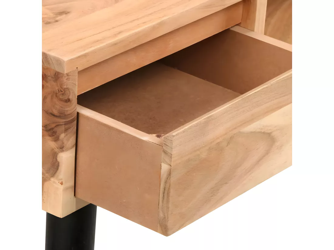 Bureau Bois d'acacia massif 118 x 45 x 76 cm