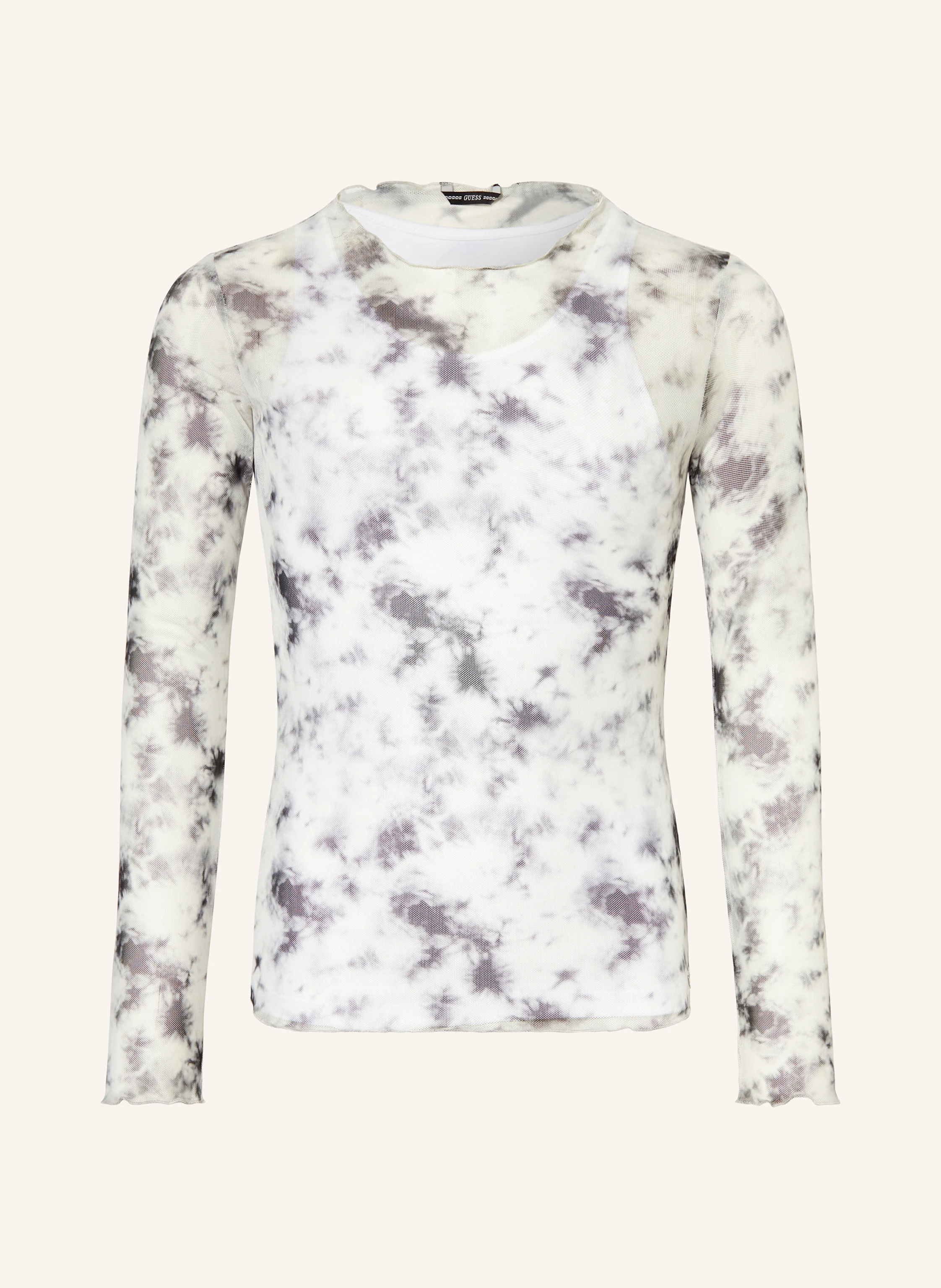 GUESS Longsleeve aus Mesh
