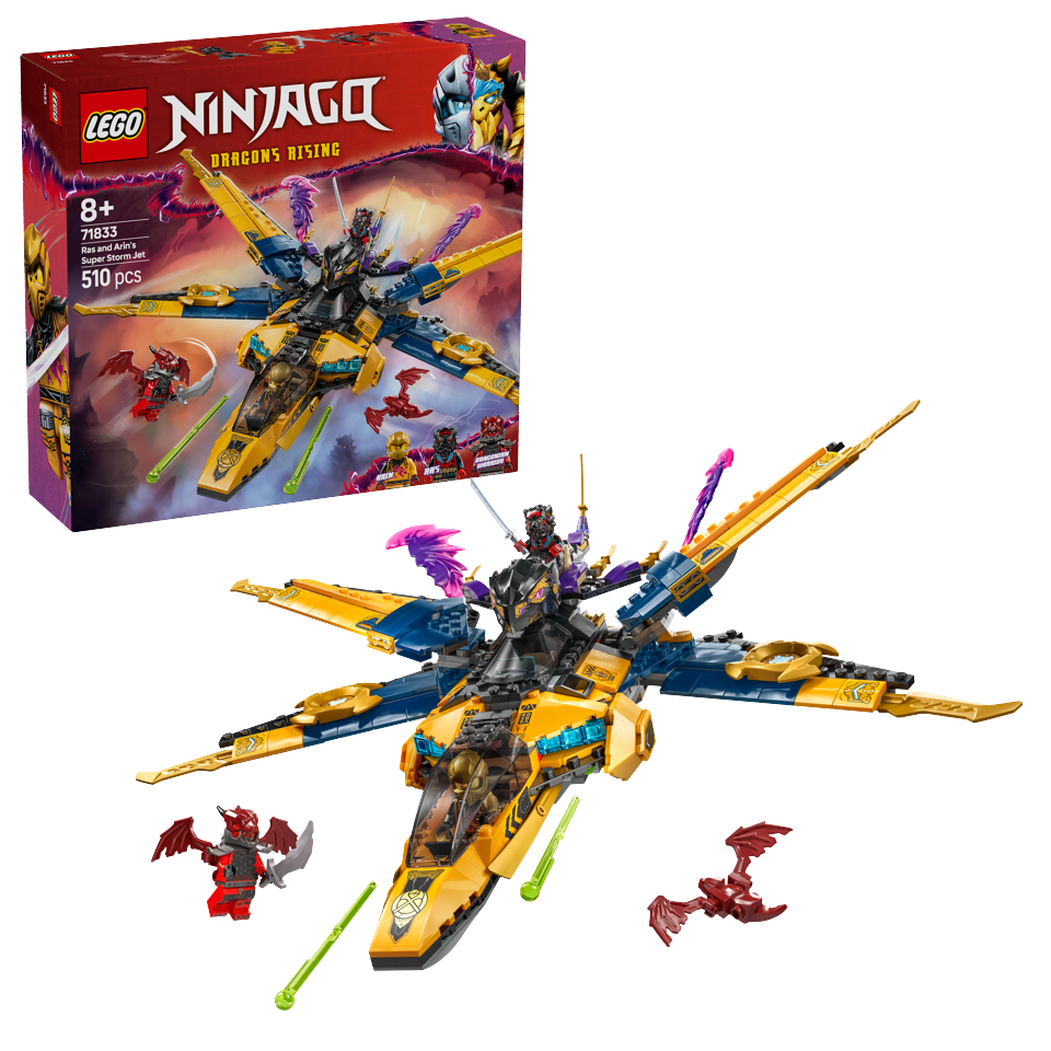 LEGO - Ninjago - Ras og Arins Superstorm-Jet (71833)