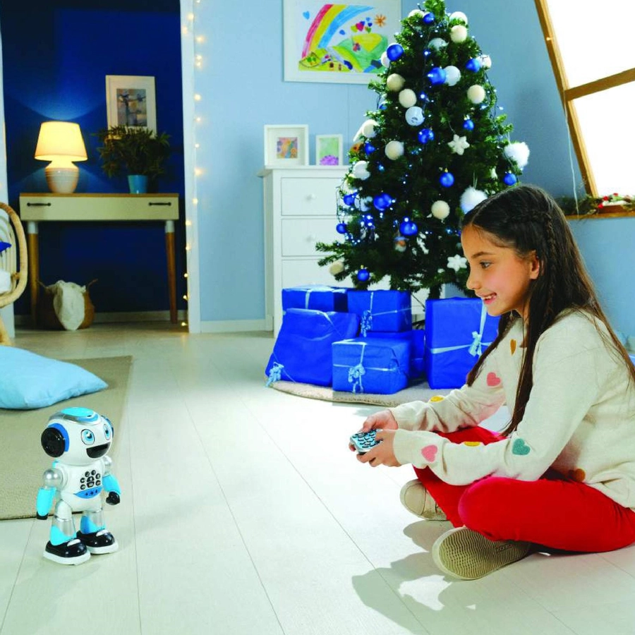 LEXIBOOK POWERMAN® Advanced sprechender Lern-Roboter mit Geschichtsgenerator