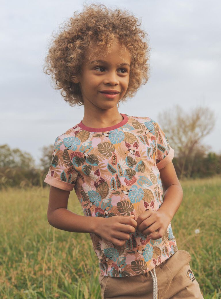 T-shirt pêche thème tropiques