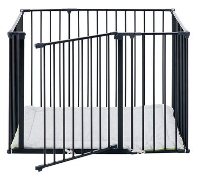 BabyDan Square Lekegrind 105x72x71 cm , Svart
