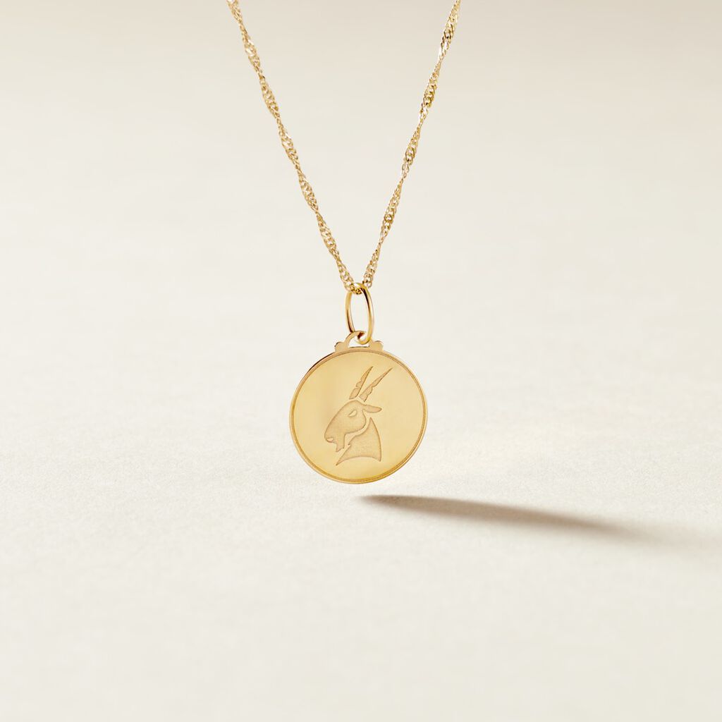 Pendentif Lamie Zodiaque Or Jaune