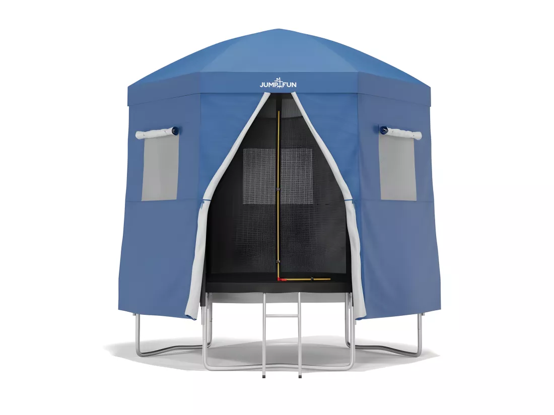 Tente cabane pour trampoline 8FT-244cm - Bleu