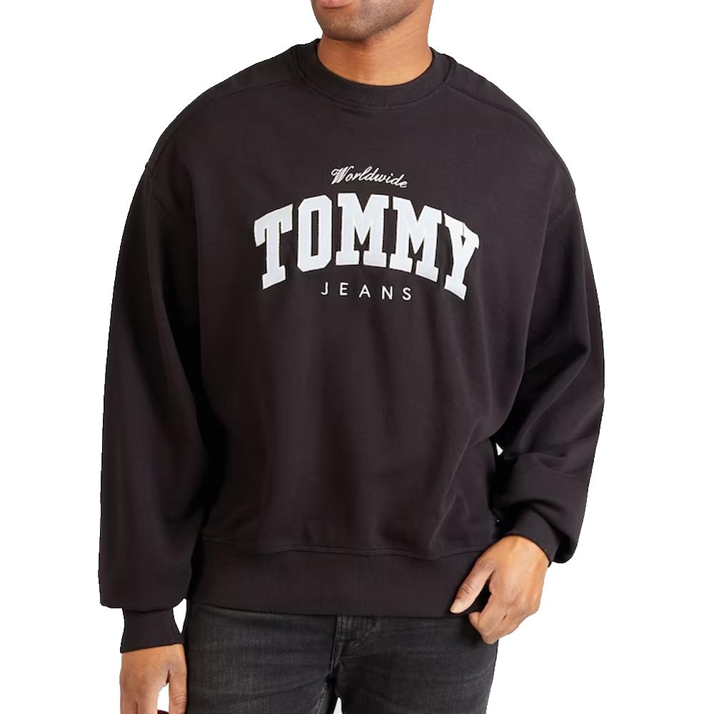 Tommy Hilfiger Sweat Gris Homme Tommy Hilfiger Varsity