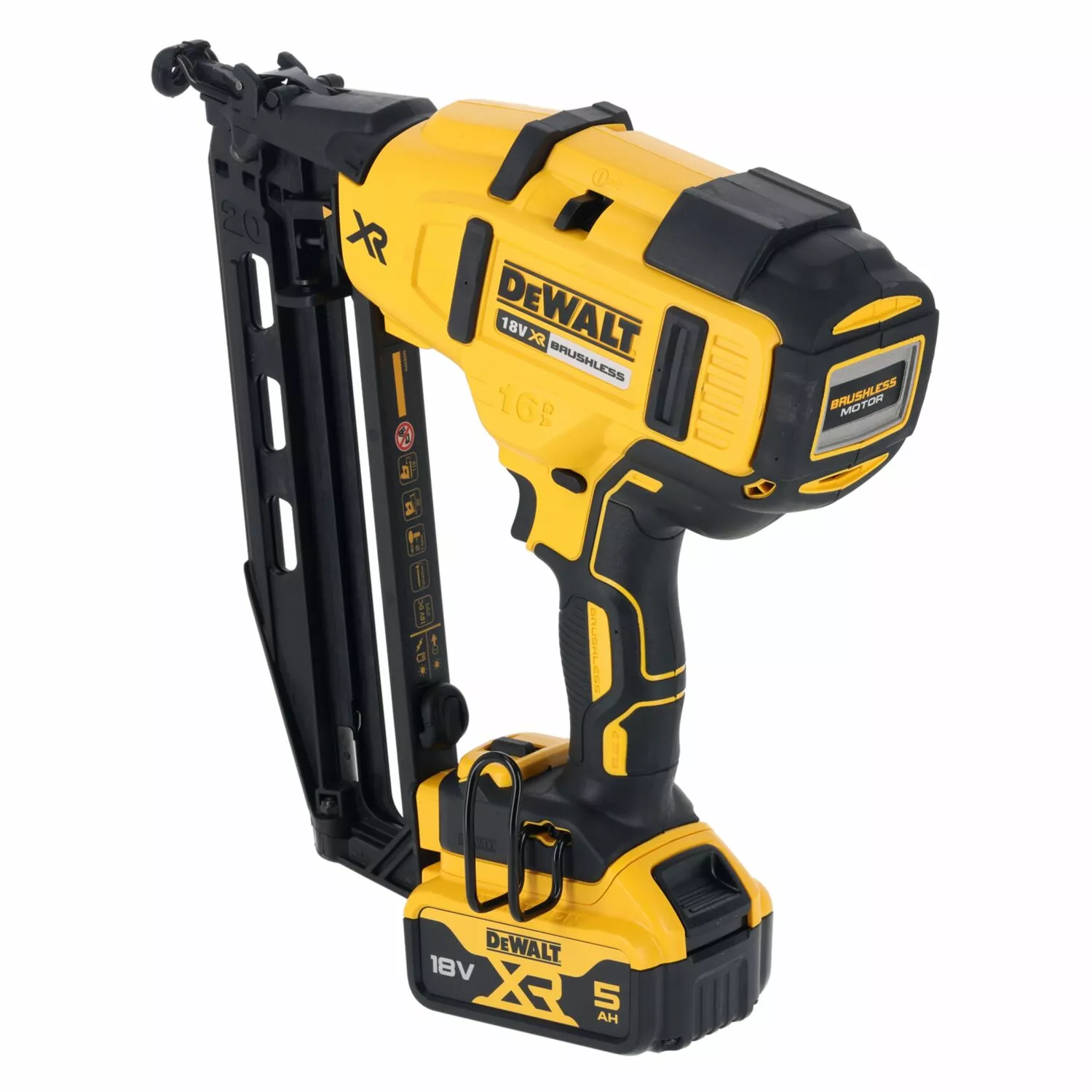 DeWALT DCN660NT 18V Li-Ion Accu afwerk tacker body in TSTAK - 32-63mm - 16 Gauge - koolborstelloos