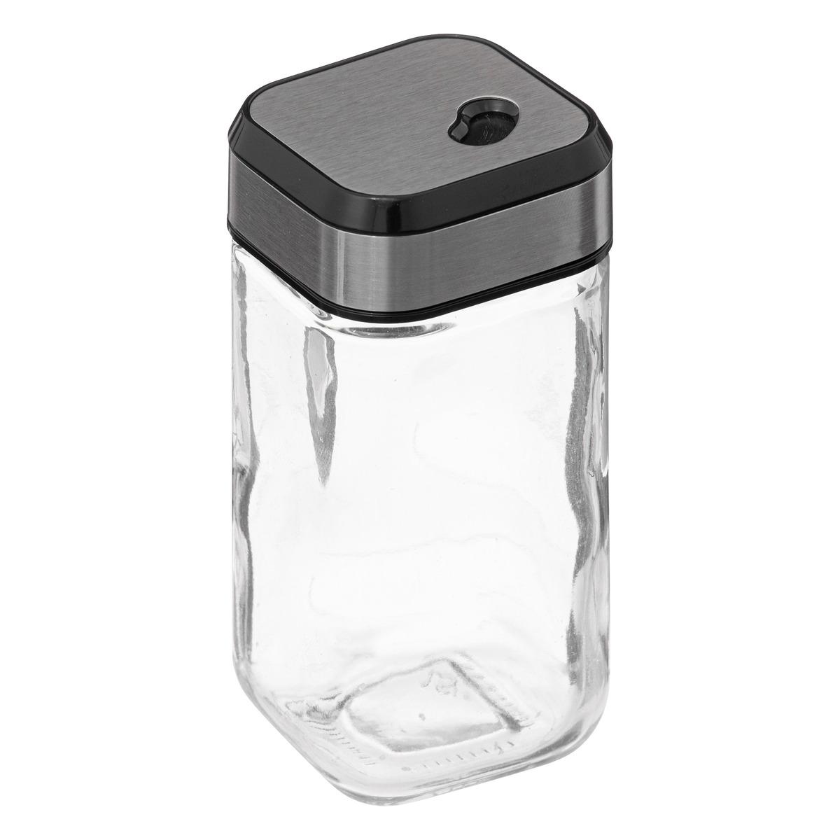SET SALIERE ET POIVRIERE VERRE ET INOX